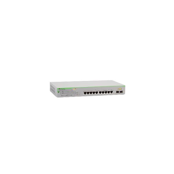 Allied Telesis GS950/10PS Gestito Gigabit Ethernet [10/100/1000] Supporto Power over Ethernet [PoE] Verde, Grigio (GIGABIT WEBSMART SWITCH 8XTPOE+ - 2X SFP PORT EU POWER CORD)Allied Telesis0767035219158AT-GS950/10PSV2-50