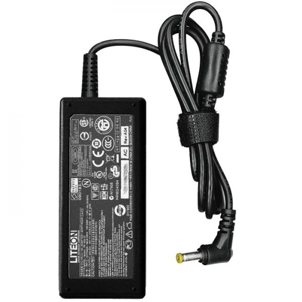 Acer AC Adaptor 65W adattatore e invertitore Interno Nero (AC Adapter [65W 19V 3P] - Yellow Tip - Warranty: 3M)AcerAP.06503.029