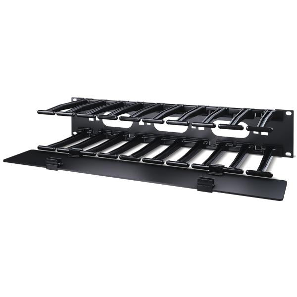 APC AR8606 porta accessori Pannello di gestione del cavo (2U HORIZONTAL CABLE MANAGER - 6IN FINGERS TOP AND BOTTOM)ApcAR8606