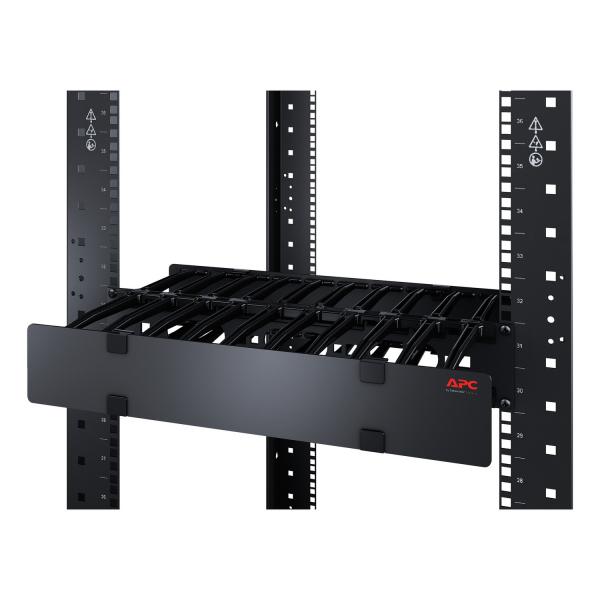 APC AR8612 porta accessori Pannello di gestione del cavo (1U HORIZONTAL CABLE MANAGER - 6IN DEEP. SINGLE-SIDED)ApcAR8612