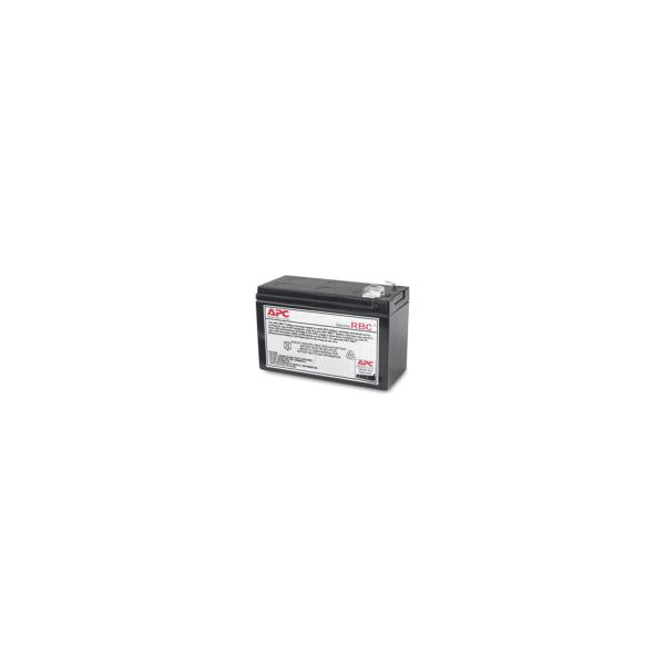 APC APCRBC110 batteria UPS Acido piombo [VRLA] (APC Replacement Battery Cartridge #110 - Batteria UPS - 1 batteria x - Piombo - nero - per P/N: BE650G2-CP, BE650G2-FR, BE650G2-GR, BE650G2-IT, BE650G2-SP, BE650G2-UK, BR650MI)ApcAPCRBC110