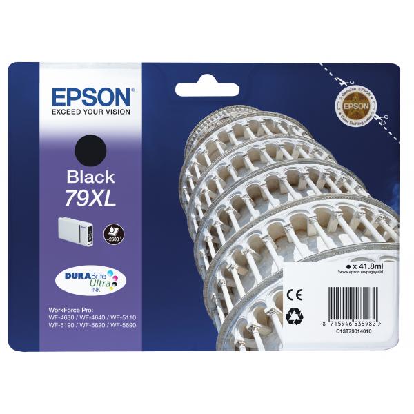 Epson Tower of Pisa Tanica Nero (OEM Epson 79XL High Capacity Black Ink Cartridge C13T79014010)EpsonC13T79014010