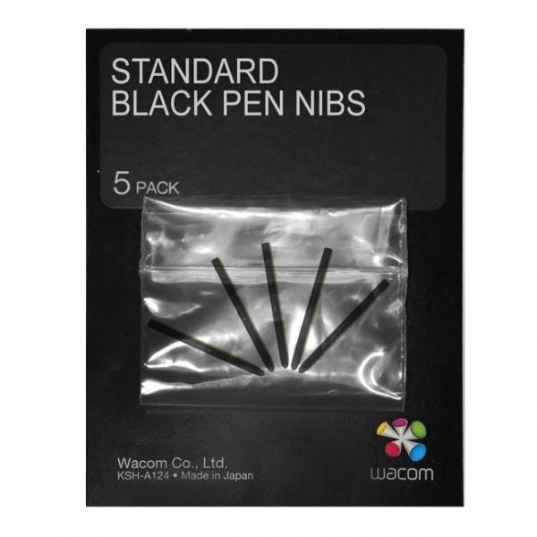 Wacom ACK-20001 accessorio per tablet grafico Pennino (Standard Black Pen Nibs[5pack] ACK-20001)WacomACK-20001