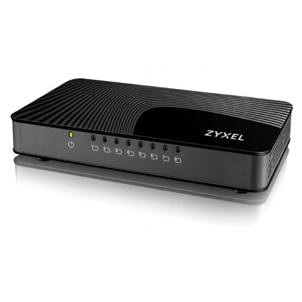 Zyxel GS-108S v2 Non gestito Gigabit Ethernet [10/100/1000] Nero (8-Port Desktop Switch,GS-108SV2 8-Port Desktop Gigabit Ethernet Media Switch/)ZyxelGS-108SV2-EU0101F