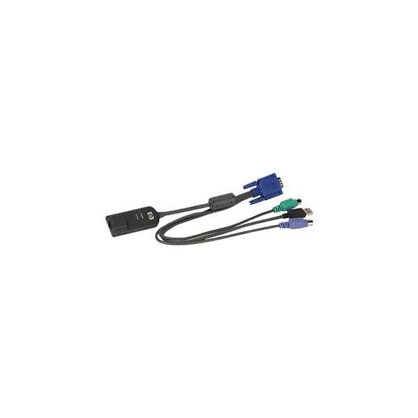 HPE AF629A cavo per tastiera, video e mouse Nero, Blu (HPE USB 2.0 Virtual Media CAC Interfac)HpAF629A