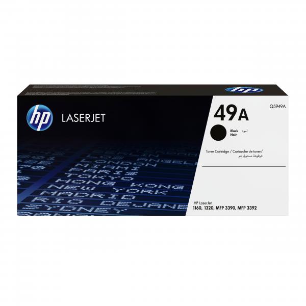 HP Cartuccia Toner originale nero LaserJet 49A (Cartuccia di stampa smart per stampanti HP LaserJet 1160/1320, nero [fino a 2.500 pagine])HpQ5949A
