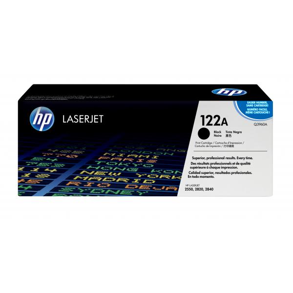 HP 122A Black Original LaserJet Toner Cartridge cartuccia toner 1 pz Originale Nero (Toner HP 122A / Q3960A Black)HpQ3960A