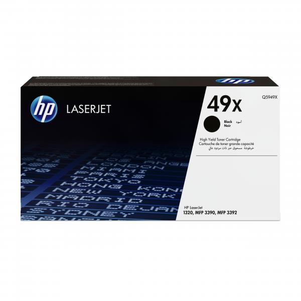 HP Cartuccia Toner originale nero ad alta capacità LaserJet 49X (Q5949X HP TONER CARTRIDGE 49X - BLACK HP 49X)HpQ5949X