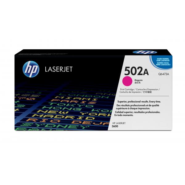 HP Cartuccia Toner originale magenta LaserJet 502A (HP 502A - magenta - original - LaserJe)HpQ6473A