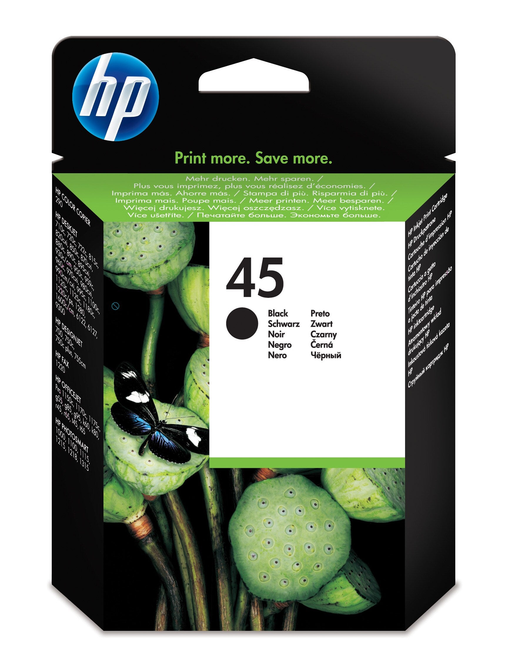 HP Cartuccia originale inchiostro nero 45 grande (Tinte HP 45 / 51645AE Schwarz)Hp51645AE