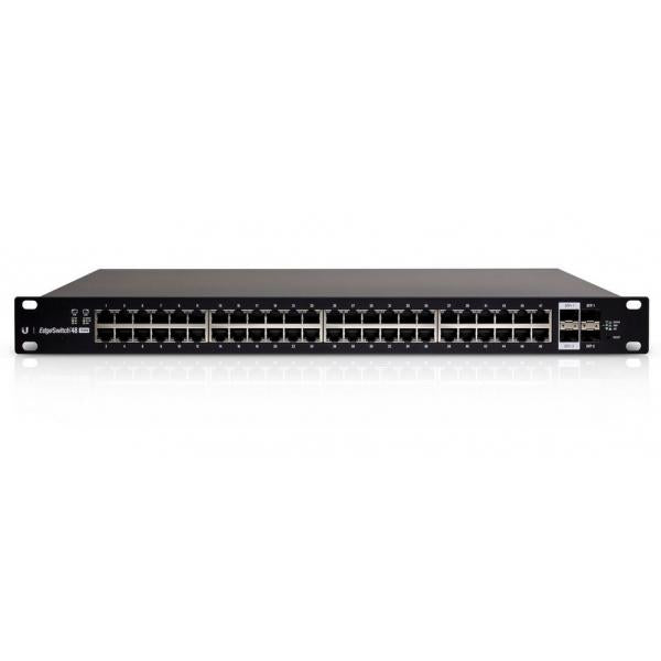 Ubiquiti ES-48-500W switch di rete Gestito L2/L3 Gigabit Ethernet [10/100/1000] Supporto Power over Ethernet [PoE] 1U Nero (Ubiquiti EdgeSwitch 48 - switch - Admini)UbiquitiES-48-500W