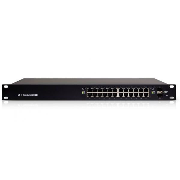 Ubiquiti ES-24-250W switch di rete Gestito L2/L3 Gigabit Ethernet [10/100/1000] Supporto Power over Ethernet [PoE] 1U Nero (ES-24-250W - ES-24-250W, Managed, L2/L3, - Gigabit Ethernet [10/100/1000], Power over Ethernet [PoE], Rack mounting, 1U - Warr...