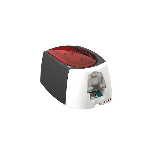 Evolis Badgy200 stampante per schede plastificate Sublimazione/Trasferimento termico A colori 260 x 300 DPI (Badgy200, single sided USB Kit - 300 dpi, thermal transfer - incl.: USB cable, PSU, power cable [EU], design software, 100 cards, ribbon - Wa...