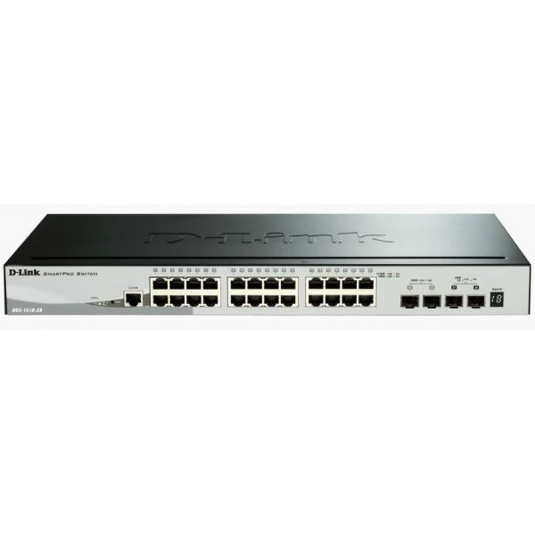 D-Link DGS-1510 Gestito L3 Gigabit Ethernet [10/100/1000] Nero (28-PORT GIGABIT SMART SWITCH - MANAGEDSTACKABLE INC 4 10G SFP+)D-linkDGS-1510-28X