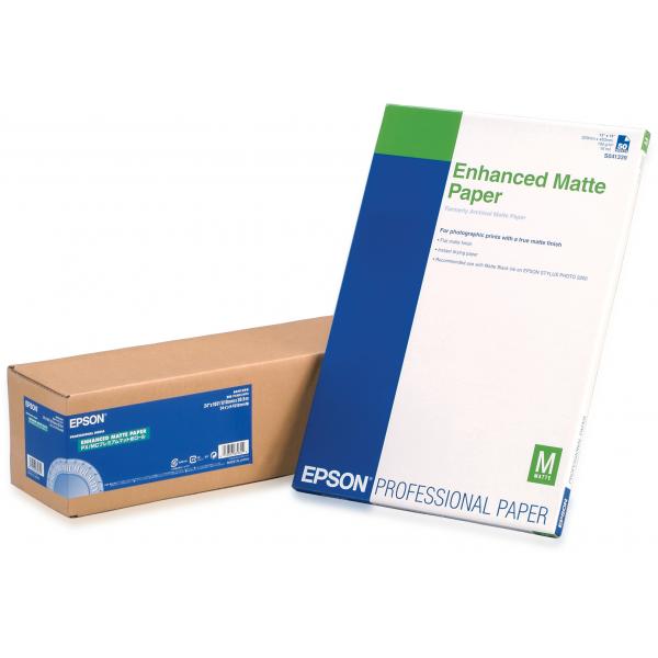 Epson Enhanced Matte Paper (ENHANCED MATTE PAPER-24IN 30 5M 189)EpsonC13S041595