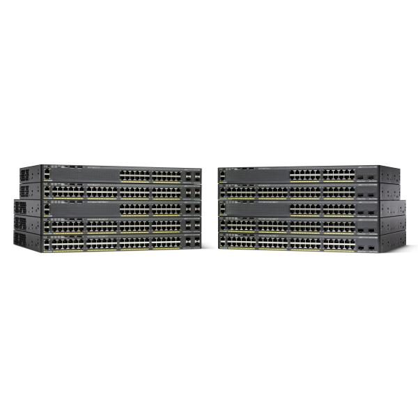 Cisco Small Business WS-C2960X-48LPS-L Gestito L2/L3 Gigabit Ethernet [10/100/1000] Supporto Power over Ethernet [PoE] 1U Nero (Cisco Catalyst 2960X-48LPS-L - Switch - Managed - 48 x 10/100/1000 [PoE+] + 4 x Gigabit SFP - desktop, rack-mountable - Po...