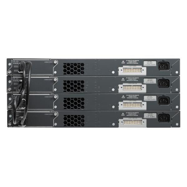 Cisco Small Business WS-C2960X-48LPS-L Gestito L2/L3 Gigabit Ethernet [10/100/1000] Supporto Power over Ethernet [PoE] 1U Nero (Cisco Catalyst 2960X-48LPS-L - Switch - Managed - 48 x 10/100/1000 [PoE+] + 4 x Gigabit SFP - desktop, rack-mountable - Po...