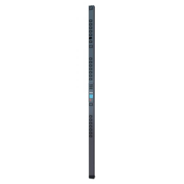 APC AP8459EU3 unità di distribuzione dell'energia [PDU] 24 presa[e] AC 0U Nero (APC Metered-by-Outlet Rack PDU 2G - Power distribution unit [rack-mountable] - AC 200/208/230 V - Ethernet - input: IEC 60309 - output connectors: 24 - 0U - black - for P...