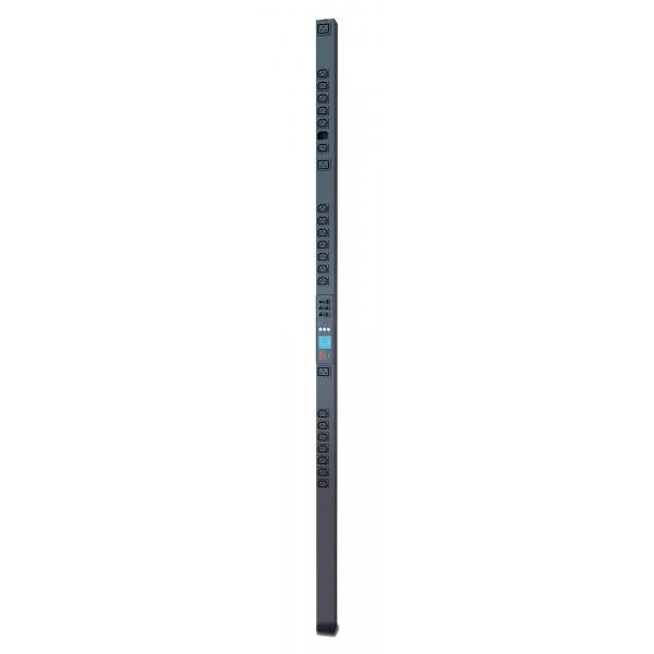 APC AP8459WW unità di distribuzione dell'energia [PDU] 24 presa[e] AC 0U Nero (APC Metered-by-Outlet Rack PDU 2G - Power distribution unit [rack-mountable] - AC 200/208/230 V - Ethernet - input: IEC 60320 C20 - output connectors: 24 - 0U - black - fo...