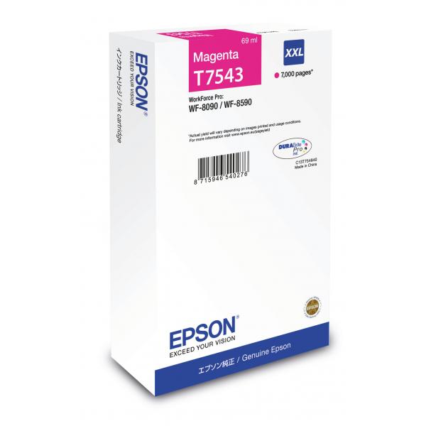 Epson WF-8090 / WF-8590 Ink Cartridge XXL Magenta (Epson T7543 - St?rrelse XXL - magenta)EpsonC13T754340