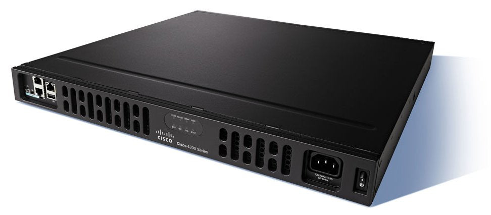 Cisco ISR 4331 router cablato Gigabit Ethernet Nero (Cisco ISR 4331 AXV Bundle PVDM4 32 w APP SEC UC License)Cisco0882658767111ISR4331-AXV/K9