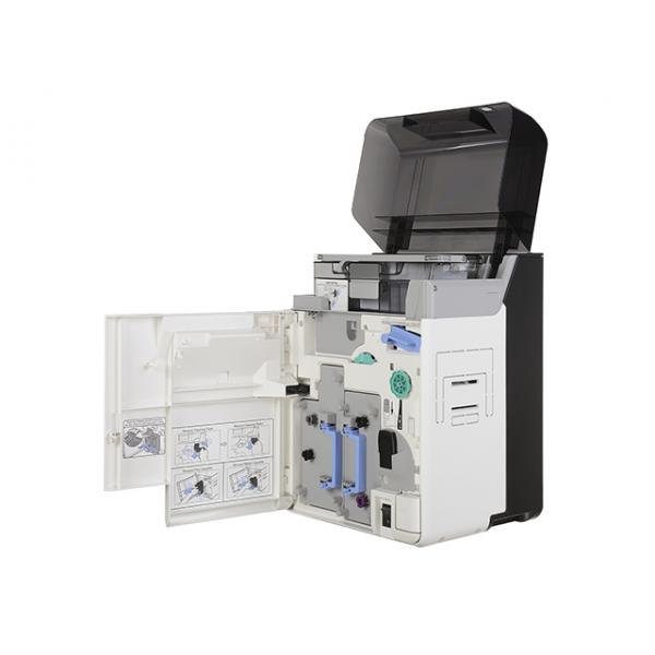 Evolis Avansia stampante per schede plastificate Sublimazione del colore/trasferimento termico della resina A colori (Avansia, dual sided, 600dpi - USB, Ethernet, display 24dots/ - 144 cards/hour, USB, Ethernet, LCD Display, incl.: cable [USB], power...