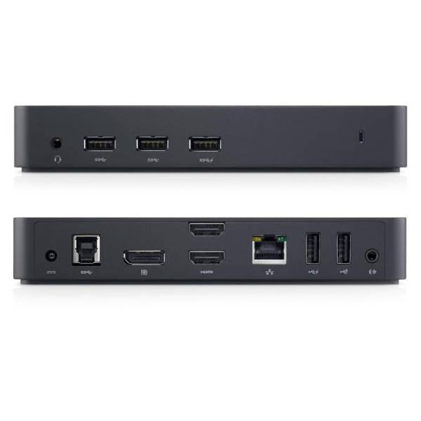 DELL 452-BBOT replicatore di porte e docking station per laptop Cablato USB 3.2 Gen 1 [3.1 Gen 1] Type-B Nero (USB 3.0 Ultra HD Triple Video - Docking Station EU Version - Warranty: 6M)Dell57125052611636FT7T