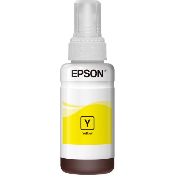 Epson 664 EcoTank flacone inchiostro giallo (T6642 YELLOW INK ECO BOTTLE)EpsonC13T664440