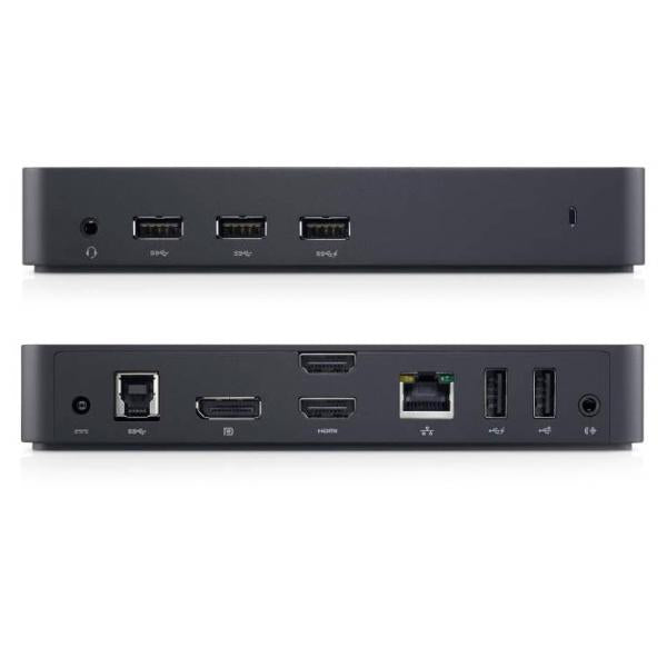 DELL 452-BBOP replicatore di porte e docking station per laptop Cablato USB 3.2 Gen 1 [3.1 Gen 1] Type-A Nero (USB 3.0 Ultra HD 3x - Video Dock - Warranty: 12M)Dell5706998530455N276T