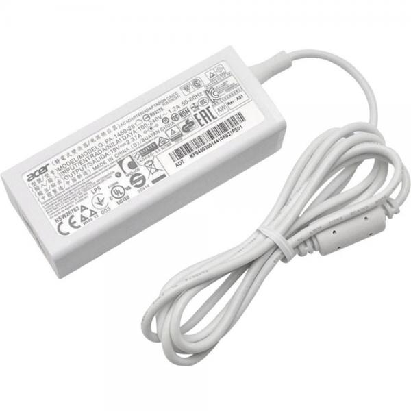Acer AC Adaptor 45W adattatore e invertitore Interno Bianco (AC Adapter 19V 2.37A 45W includes power cable)AcerKP.04503.001