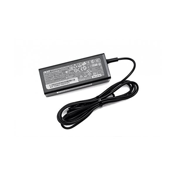Acer AC Adaptor 45W adattatore e invertitore Interno Nero (AC Adaptor [19V 45W] - AC Adaptor 45W, Notebook, - Indoor, 100-240 V, 50/60 Hz, 45 W, 19 V - Warranty: 3M)AcerKP.0450H.001