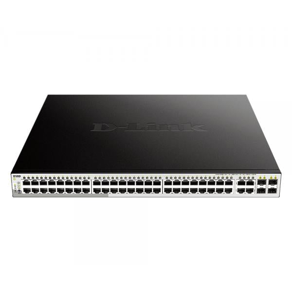 D-Link DGS-1210-52MP switch di rete Gestito L2 Gigabit Ethernet [10/100/1000] 1U Nero (52-Port PoE Gigabit Smart Switch 370W PoE)D-linkDGS-1210-52MP