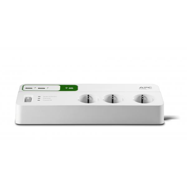 APC PM6U-GR protezione da sovraccarico Bianco 6 presa[e] AC 230 V 2 m (APC SurgeArrest Essential - str?mst?ds)ApcPM6U-GR