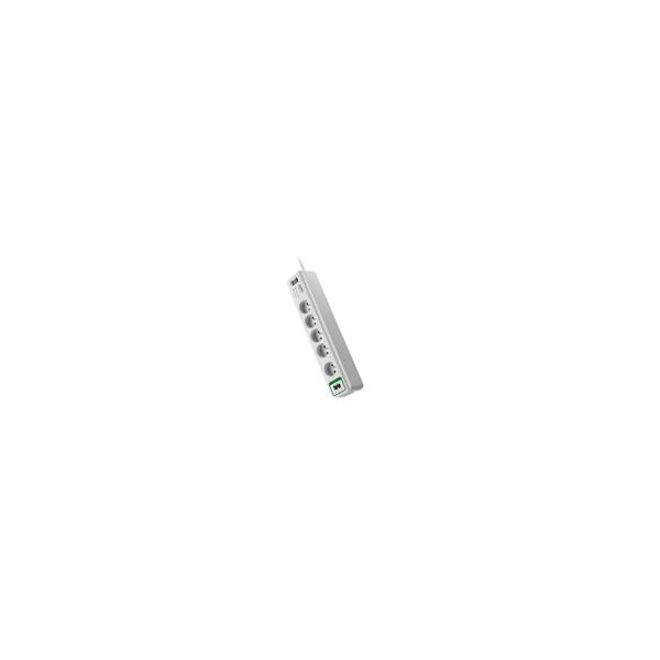 APC PM5T-FR protezione da sovraccarico Bianco 5 presa[e] AC 230 V 1,83 m (Essential SurgeArrest 5 outlet - **New Retail** - with Phone Protection 230V - Warranty: 24M)ApcPM5T-FR