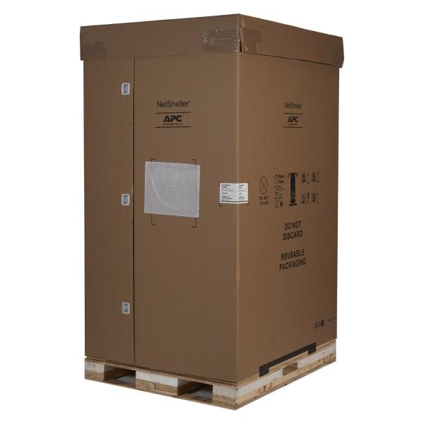 APC NetShelter SX 42U Rack indipendenti Nero (APC NetShelter SX - Shock Packaging - rack cabinet - nero - 42U - 19)Apc0731304309888AR3150SP