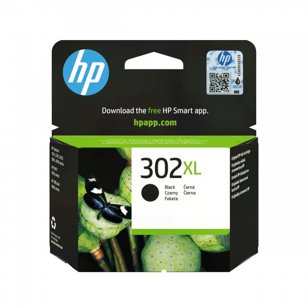 HP Cartuccia originale inchiostro nero ad alta capacità 302XL (Tinte HP 302XL / F6U68AE Black)HpF6U68AE