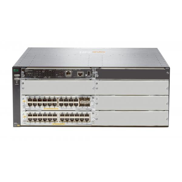 HPE Aruba Networking 5406R 44GT PoE+ and 4 port SFP+ [No PSU] v3 zl2 Switch (HP Switch 5406R 44GT PoE+/4SFP+ nPSU v3 zl2 JL003A)HpJL003A