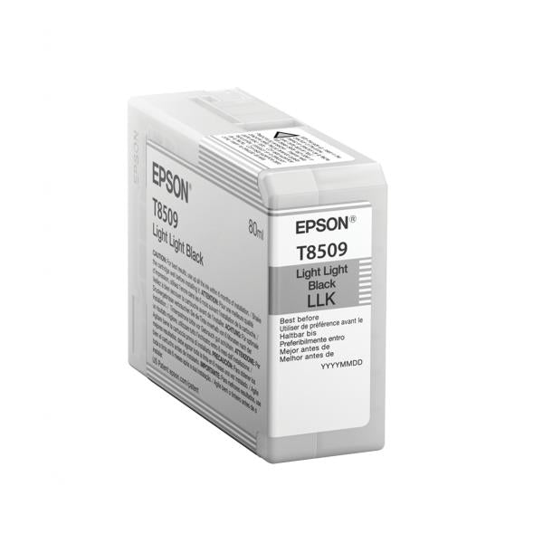 Epson Singlepack Light Light Black T850900 (SINGLEPACK LIGHT BLACK T850900 - ULTRACHROME HD INK 80ML)EpsonC13T850900