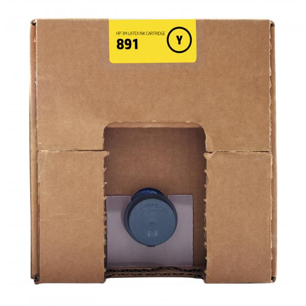 HP Cartuccia di inchiostro Latex giallo 3M 891 da 10 litri (HP 891 - gul - original - bl?kpatron)HpG0Y74A