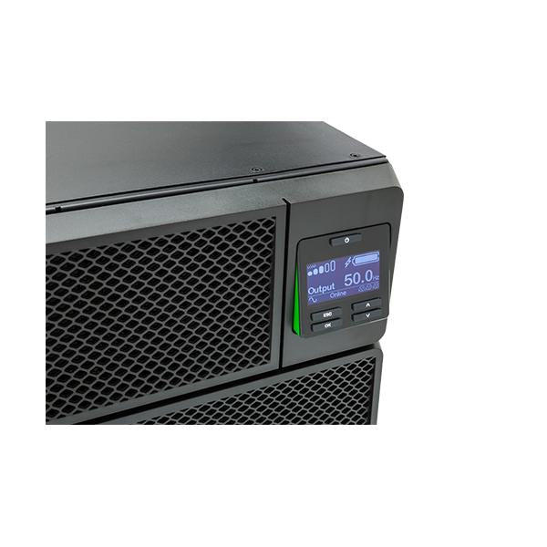 APC Smart-UPS On-Line gruppo di continuità [UPS] Doppia conversione [online] 6 kVA 6000 W 10 presa[e] AC (S-UPS ONLINE 6KVA/6KW RCK 4U 230V 6X)ApcSRT6KRMXLI-6W