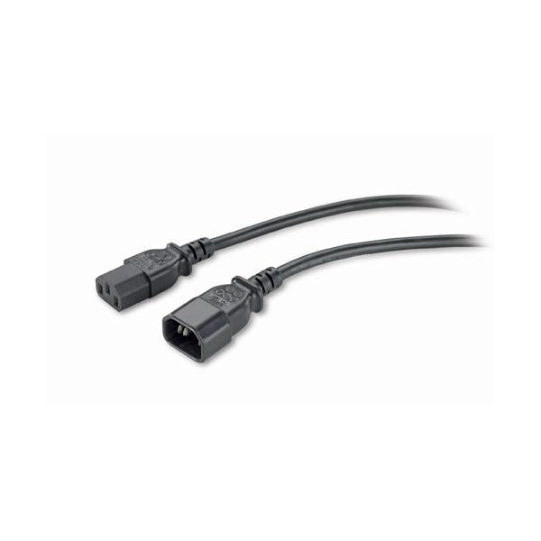 APC PWR Cord C13 - C14, 0.6 m Nero 0,61 m Accoppiatore C13 Accoppiatore C14 (APC - Cavo di alimentazione - power IEC 60320 C13 a IEC 60320 C14 - 61 cm - nero)ApcAP9890