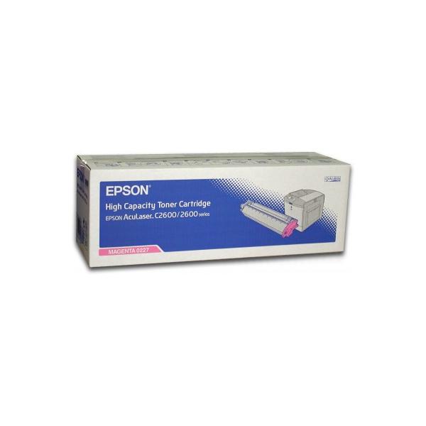 Epson Toner Magenta (EPSON C2600 MAGENTA TONER *EOL ACULASER C2600 MAGENTA TONER)EpsonC13S050227