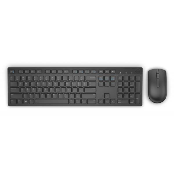 DELL KM636 tastiera Mouse incluso RF Wireless QWERTY Inglese Nero (Keyboard/Mouse [ENGLISH UK] - Wireless Black KM636 - Warranty: 6M) - Versione UKDell580-ADFZ