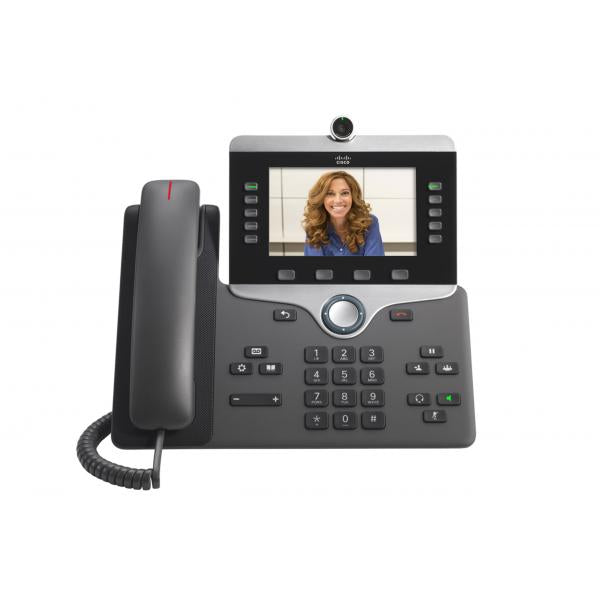 Cisco IP Phone 8865 telefono IP Antracite Wi-Fi (IP PHONE 8865 - IN) - Versione TedescaCisco0882658845505CP-8865-K9=