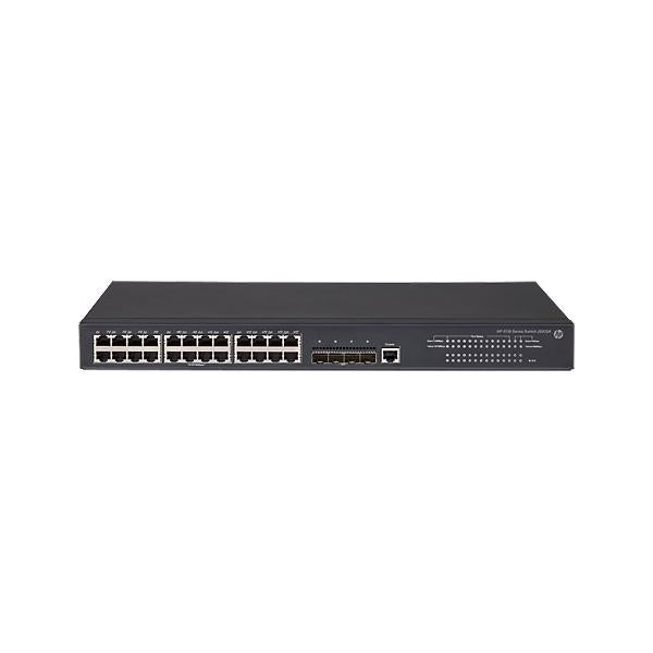 HPE FlexNetwork 5130 24G 4SFP+ EI Gestito L3 Gigabit Ethernet [10/100/1000] 1U Nero (HP Switch 5130-24G-4SFP+ 24xGBit/4xSFP+ JG932A)HpJG932A