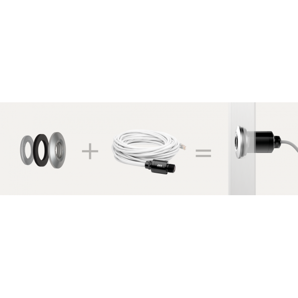 Axis F8212 Alloggi (F8212 TRIM RING 10PCS - F8212, Housing, Silver, AXIS - F1005-E AXIS F1035-E AXIS P1214-E AXIS P1224-E, Wired, 4.5 cm - Warranty: 60M)Axis73310210501985507-111