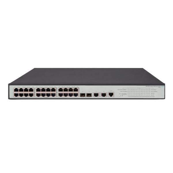 HPE OfficeConnect 1950 24G 2SFP+ 2XGT PoE+ Gestito L3 Gigabit Ethernet [10/100/1000] Supporto Power over Ethernet [PoE] 1U Grigio (HPE 1950-24G-2SFP+-2XGT-PoE+ - switch)Hpe0888182695203JG962A#ABB