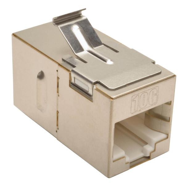 Tripp Lite N235-001-SH-6A cavo di collegamento RJ45 [FEMALE] Metallico, Argento (Tripp Lite Cat6a Straight Through Modu)Eaton0037332189943N235-001-SH-6A