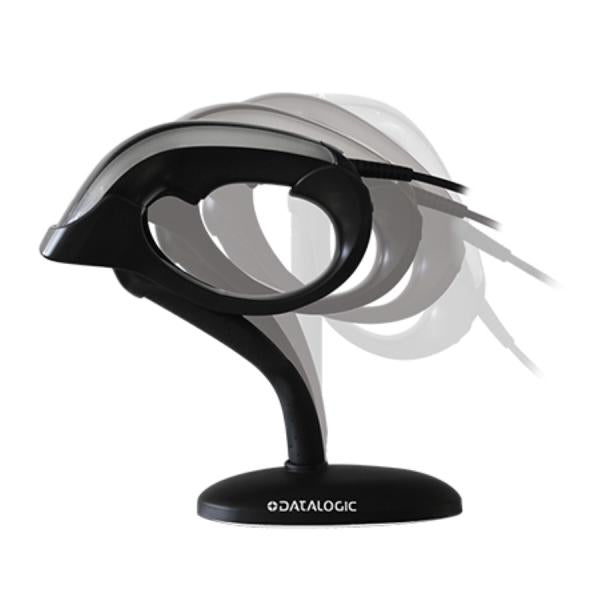 Datalogic Heron HD3430 Lettore di codici a barre portatile 2D Laser Nero (HERON HD3430 2D SCNR USB KIT - STAND BLK IN)DatalogicHD3430-BKK1B