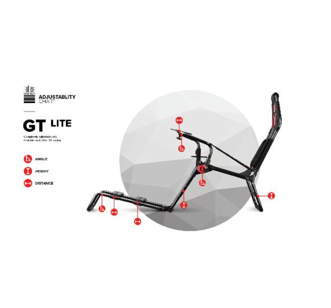 NLR-S021 Sedie Gaming - NEXT LEVEL RACING POSTAZIONE DI GUIDA GT LITE